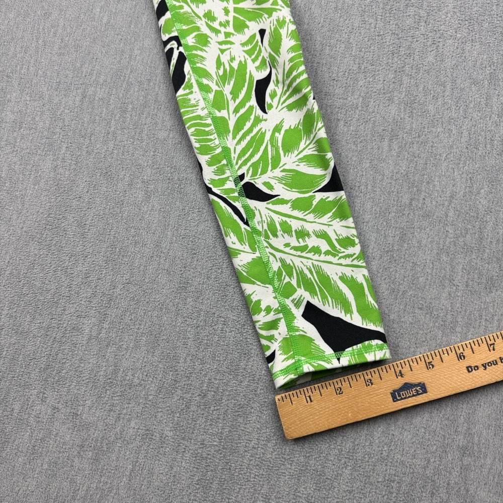 Alo Yoga Leggings Women Small Green Airbrush 29"‎ Tropical Palm Spring Training - Picture 11 of 14